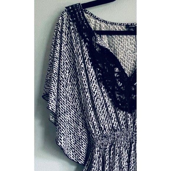 My Michelle Black and White Mini Dress - Picture 7 of 10